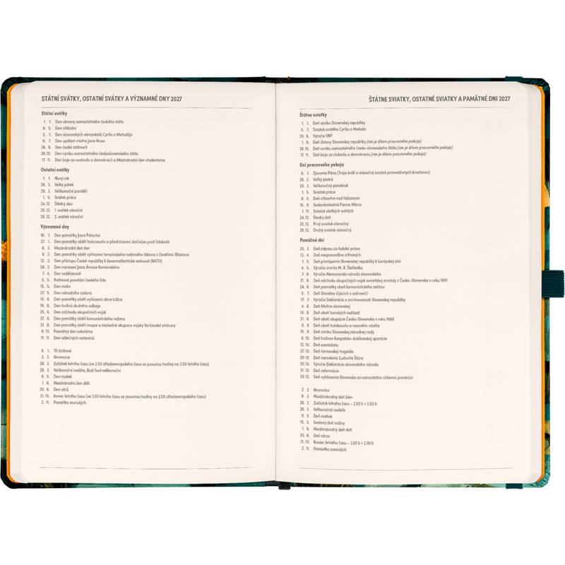 NOTIQUE Planbook diář/notes Kočka 2027, 13 x 21 cm NOTIQUE Planbook diář/notes Kočka 2027, 13 x 21 cm