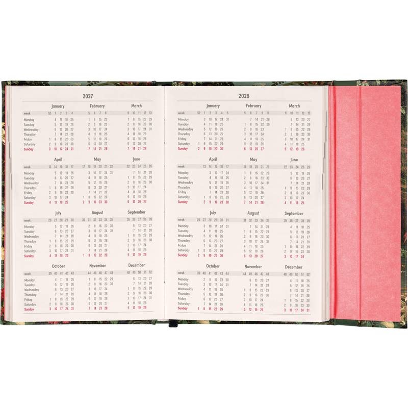 NOTIQUE Magnetic weekly planner Flamingo 2027, 11 x 16 cm NOTIQUE Magnetic weekly planner Flamingo 2027, 11 x 16 cm