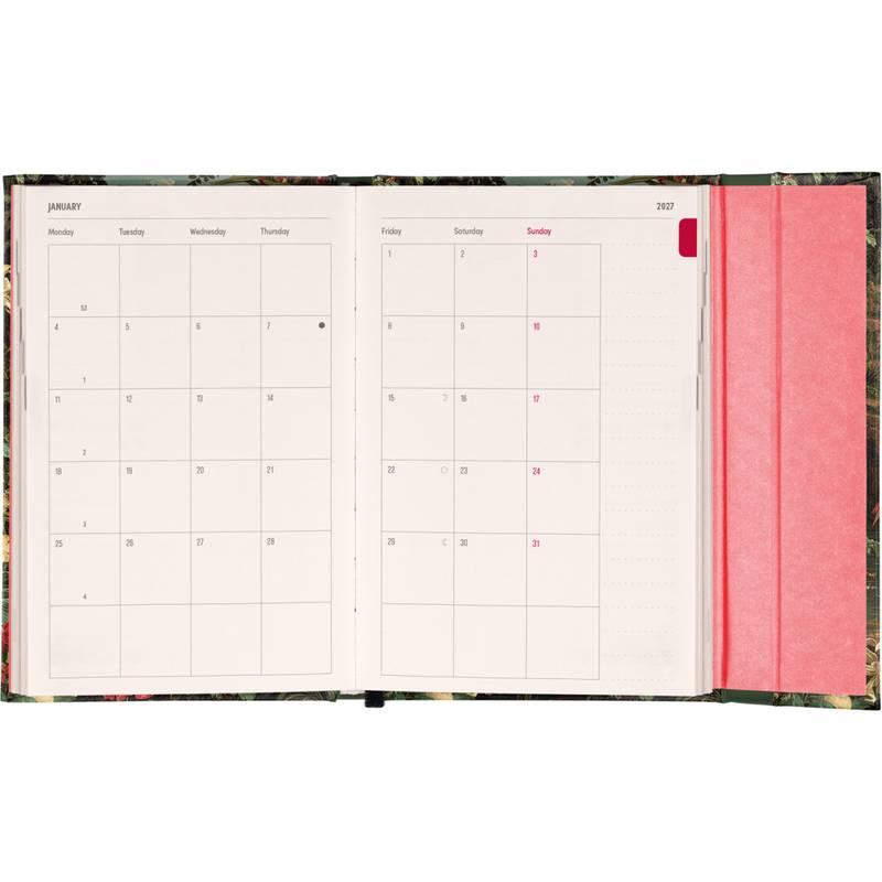 NOTIQUE Magnetic weekly planner Flamingo 2027, 11 x 16 cm NOTIQUE Magnetic weekly planner Flamingo 2027, 11 x 16 cm
