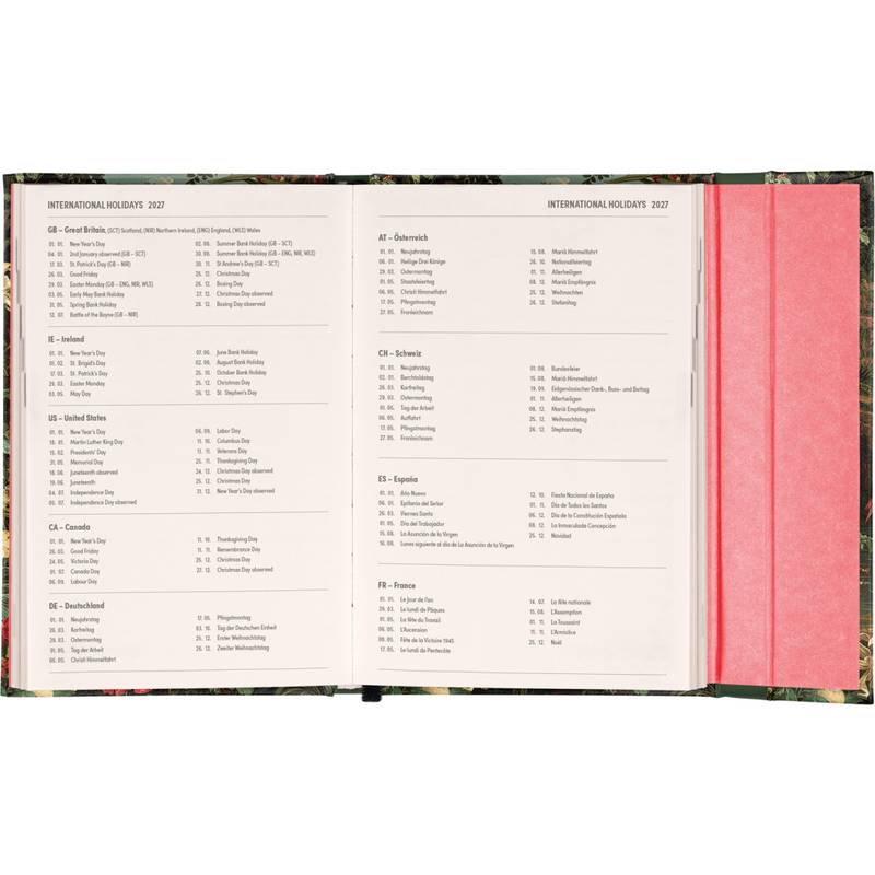 NOTIQUE Magnetic weekly planner Flamingo 2027, 11 x 16 cm NOTIQUE Magnetic weekly planner Flamingo 2027, 11 x 16 cm