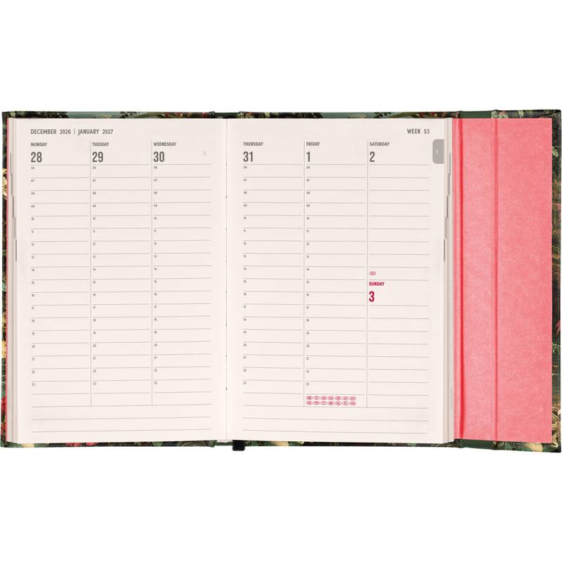 NOTIQUE Magnetic weekly planner Flamingo 2027, 11 x 16 cm NOTIQUE Magnetic weekly planner Flamingo 2027, 11 x 16 cm