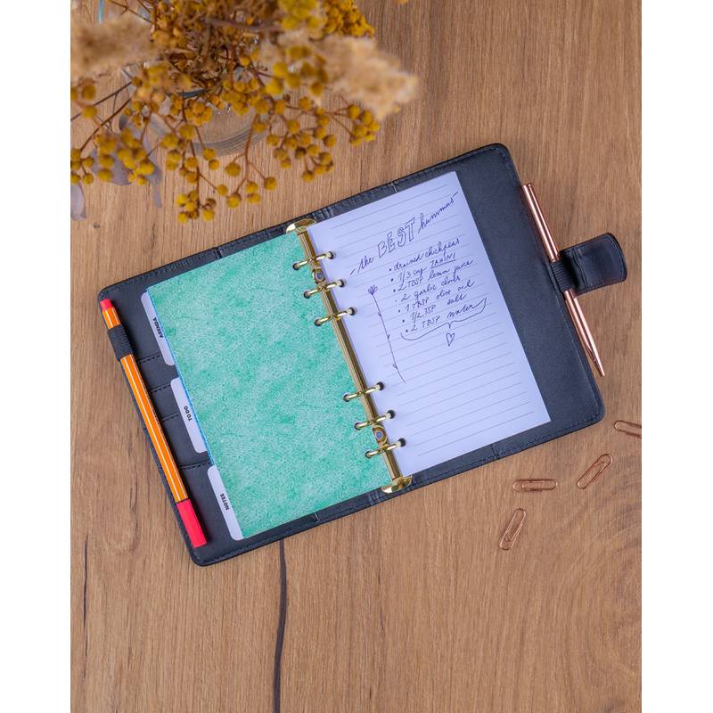 NOTIQUE Refill – Weekly Ring Bound Planner 2027, černá, 12,5 x 19 cm NOTIQUE Refill – Weekly Ring Bound Planner 2027, černá, 12,5 x 19 cm