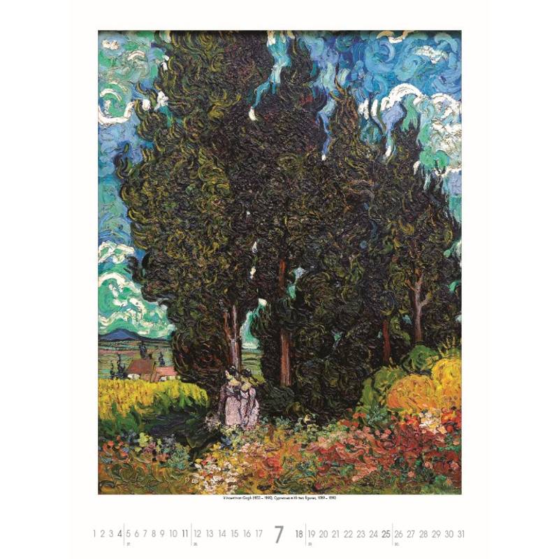 Nástenný kalendár Impressionists 2027 Nástenný kalendár Impressionists 2027