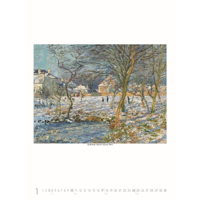 Nástenný kalendár Claude Monet 2027 Nástenný kalendár Claude Monet 2027