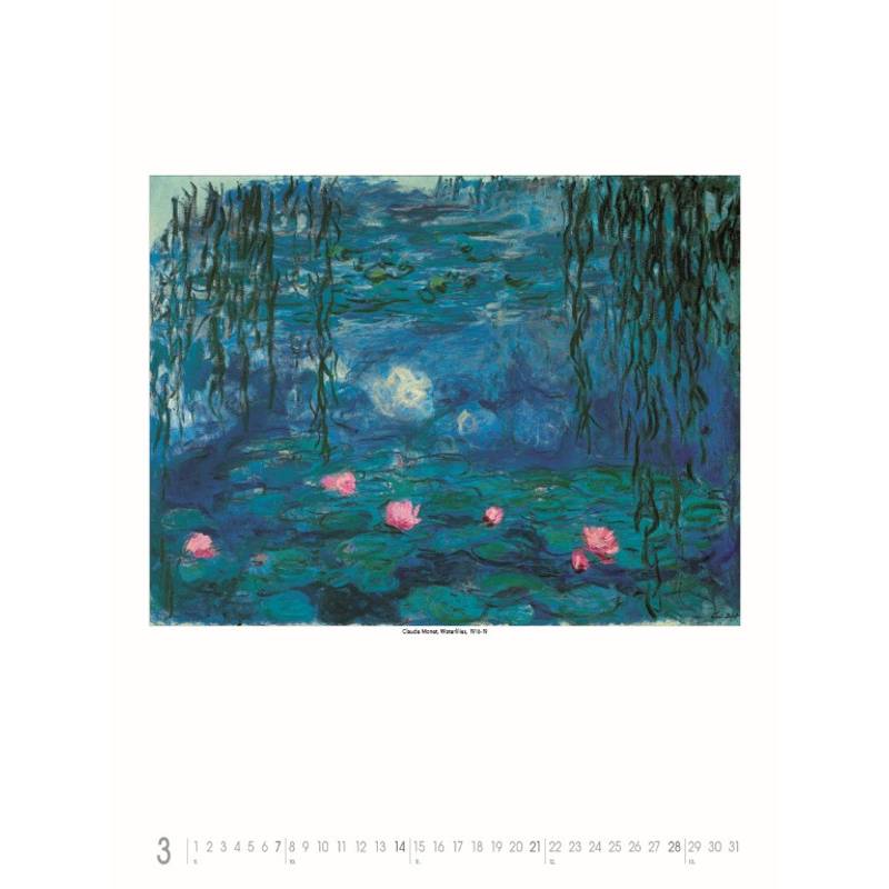 Nástenný kalendár Claude Monet 2027 Nástenný kalendár Claude Monet 2027
