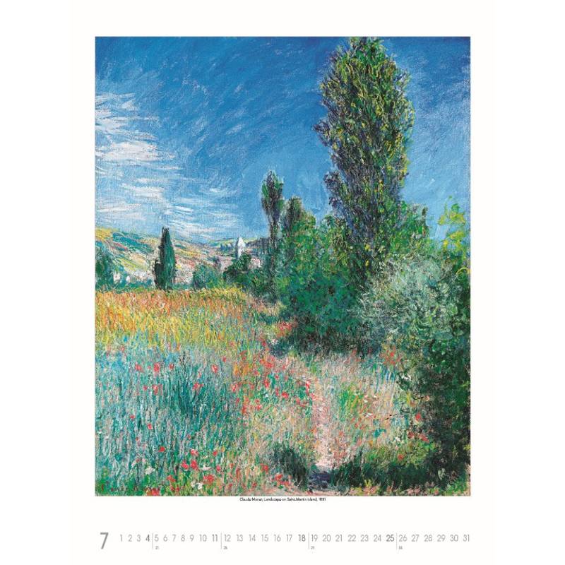 Nástenný kalendár Claude Monet 2027 Nástenný kalendár Claude Monet 2027
