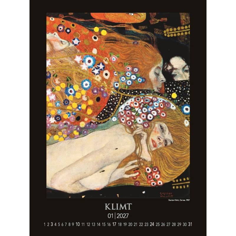 Nástenný kalendár Gustav Klimt 2027 Nástenný kalendár Gustav Klimt 2027