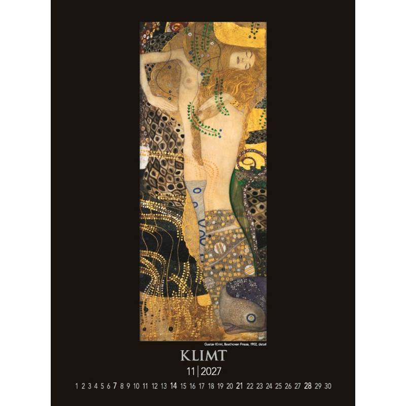 Nástenný kalendár Gustav Klimt 2027 Nástenný kalendár Gustav Klimt 2027