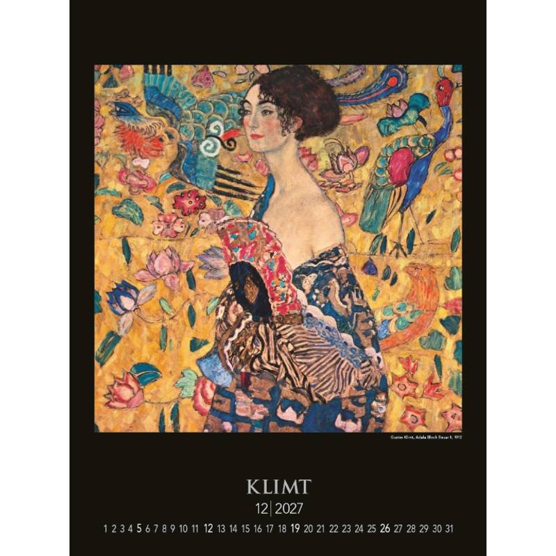 Nástenný kalendár Gustav Klimt 2027 Nástenný kalendár Gustav Klimt 2027