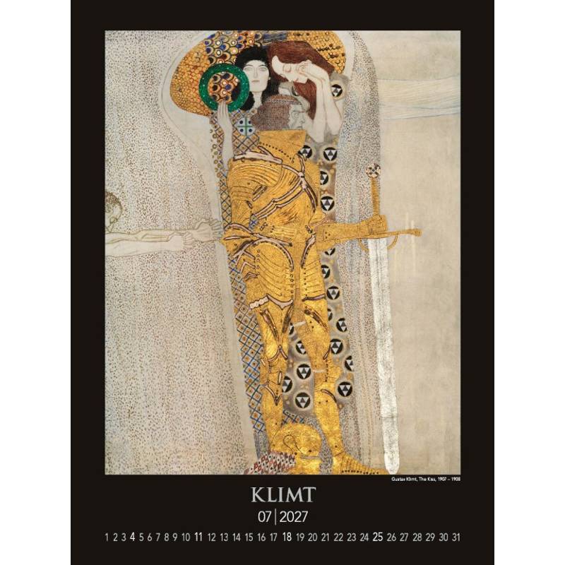 Nástenný kalendár Gustav Klimt 2027 Nástenný kalendár Gustav Klimt 2027