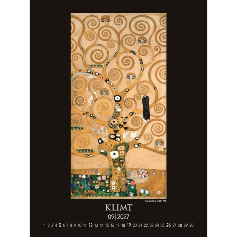 Nástenný kalendár Gustav Klimt 2027 Nástenný kalendár Gustav Klimt 2027