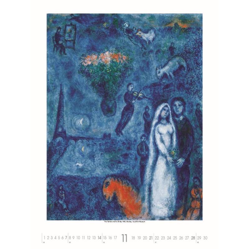 Nástenný kalendár Marc Chagall 2027 Nástenný kalendár Marc Chagall 2027