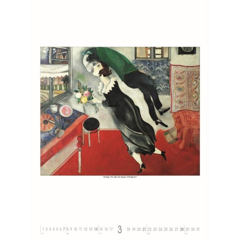 Nástenný kalendár Marc Chagall 2027 Nástenný kalendár Marc Chagall 2027