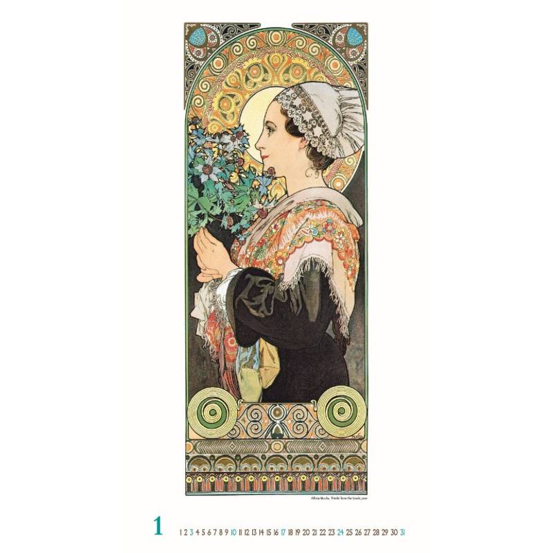 Nástenný kalendár Alfons Mucha 2027 Nástenný kalendár Alfons Mucha 2027