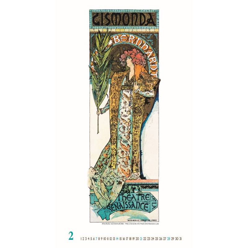 Nástenný kalendár Alfons Mucha 2027 Nástenný kalendár Alfons Mucha 2027