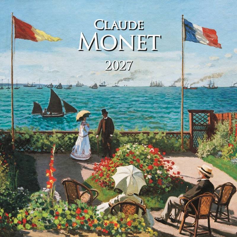 Nástenný kalendár Claude Monet štvorec 2027 Nástenný kalendár Claude Monet štvorec 2027