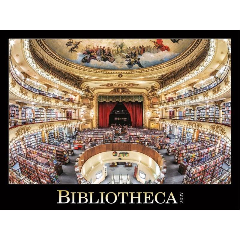 Nástenný kalendár Bibliotheca 2027 Nástenný kalendár Bibliotheca 2027