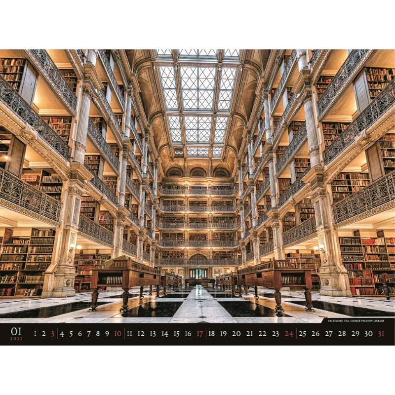 Nástenný kalendár Bibliotheca 2027 Nástenný kalendár Bibliotheca 2027