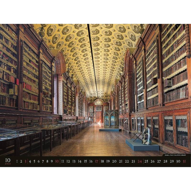 Nástenný kalendár Bibliotheca 2027 Nástenný kalendár Bibliotheca 2027