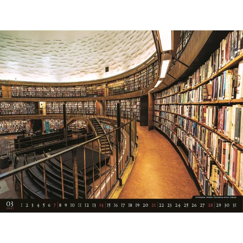Nástenný kalendár Bibliotheca 2027 Nástenný kalendár Bibliotheca 2027