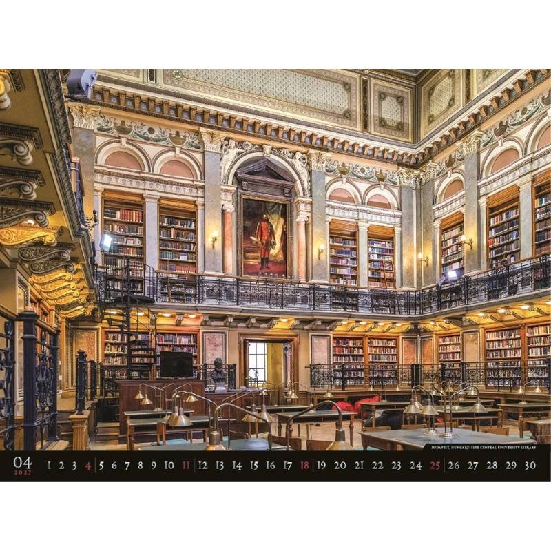 Nástenný kalendár Bibliotheca 2027 Nástenný kalendár Bibliotheca 2027