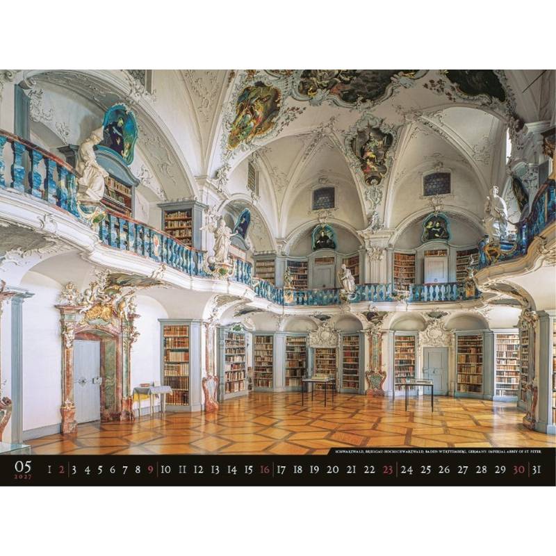 Nástenný kalendár Bibliotheca 2027 Nástenný kalendár Bibliotheca 2027