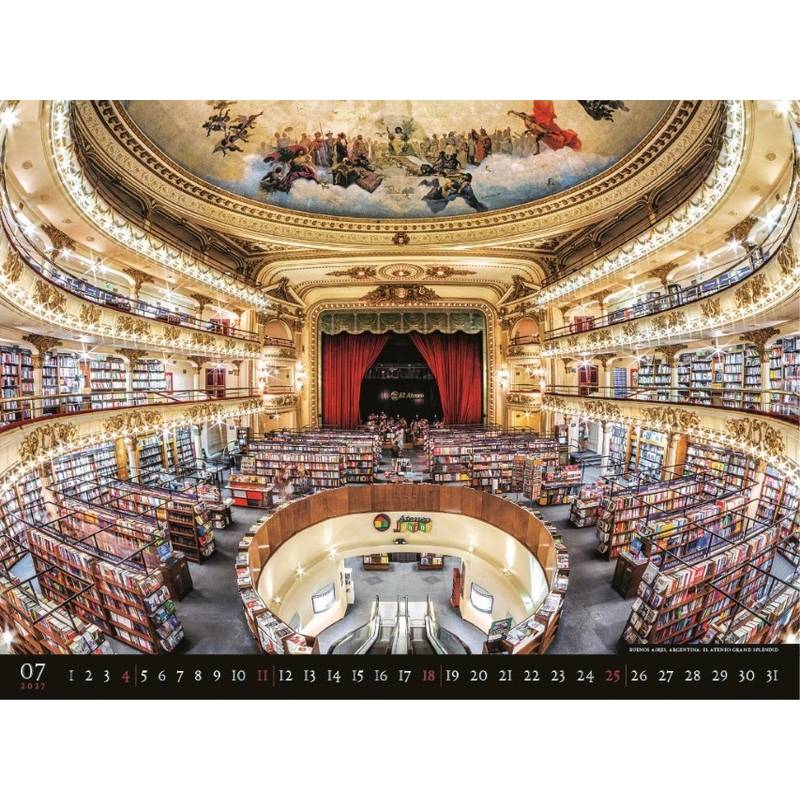 Nástenný kalendár Bibliotheca 2027 Nástenný kalendár Bibliotheca 2027