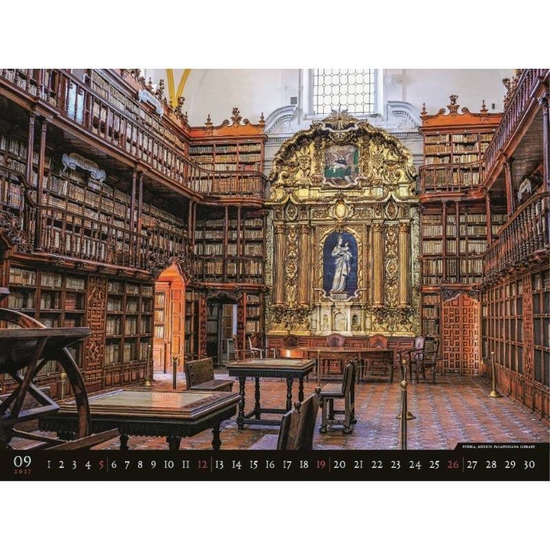 Nástenný kalendár Bibliotheca 2027 Nástenný kalendár Bibliotheca 2027