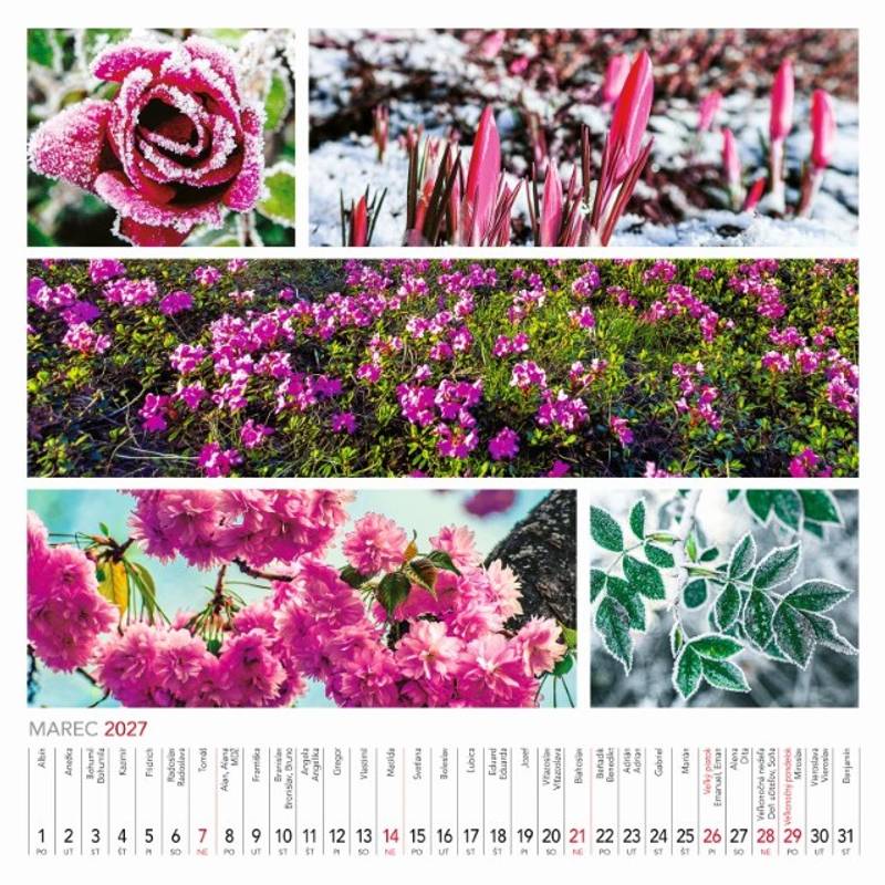 Nástenný kalendár Colours of nature 2027 Nástenný kalendár Colours of nature 2027