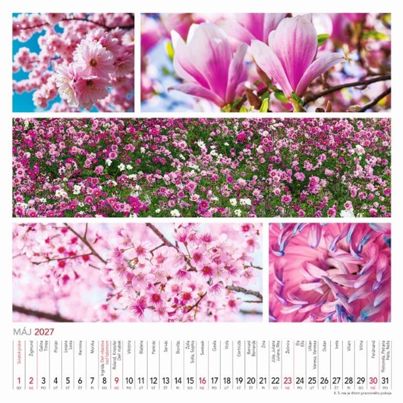 Nástenný kalendár Colours of nature 2027 Nástenný kalendár Colours of nature 2027