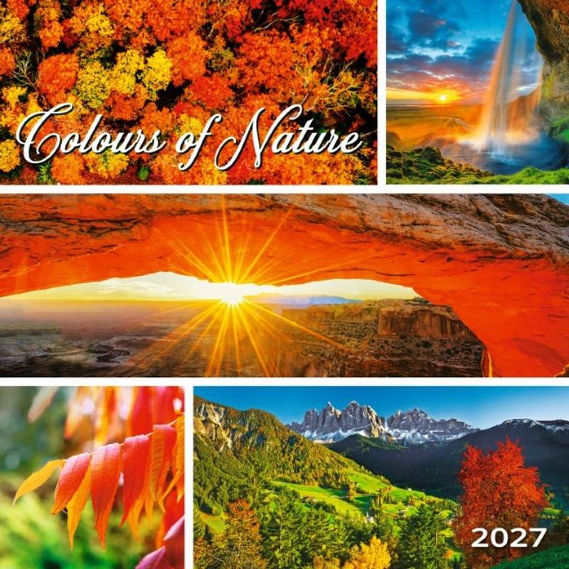 Nástenný kalendár Colours of nature 2027 Nástenný kalendár Colours of nature 2027