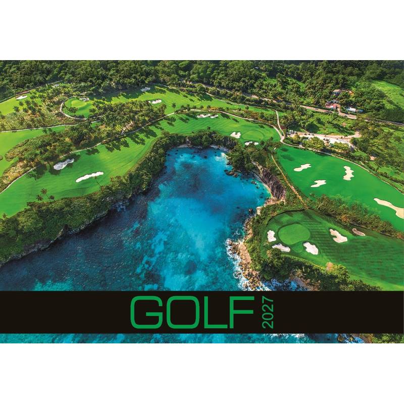 Nástenný kalendár Golf 2027 Nástenný kalendár Golf 2027