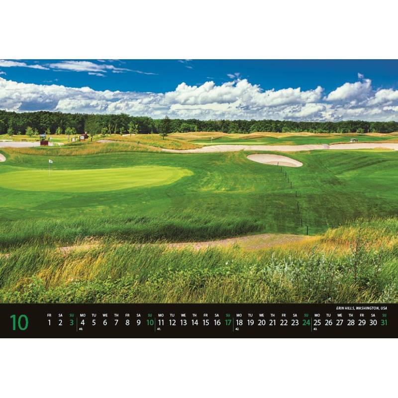 Nástenný kalendár Golf 2027 Nástenný kalendár Golf 2027