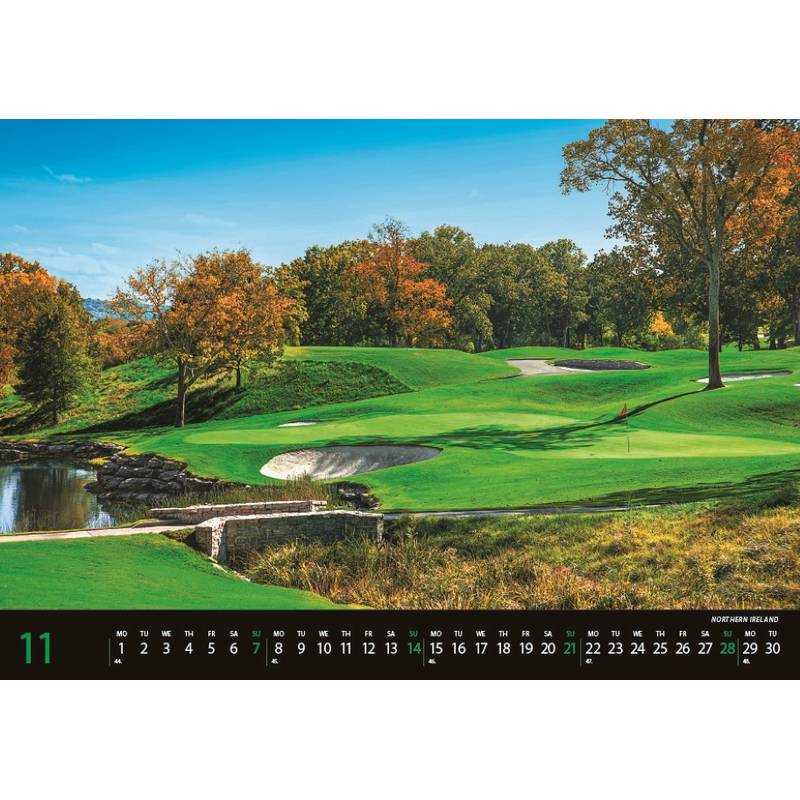 Nástenný kalendár Golf 2027 Nástenný kalendár Golf 2027