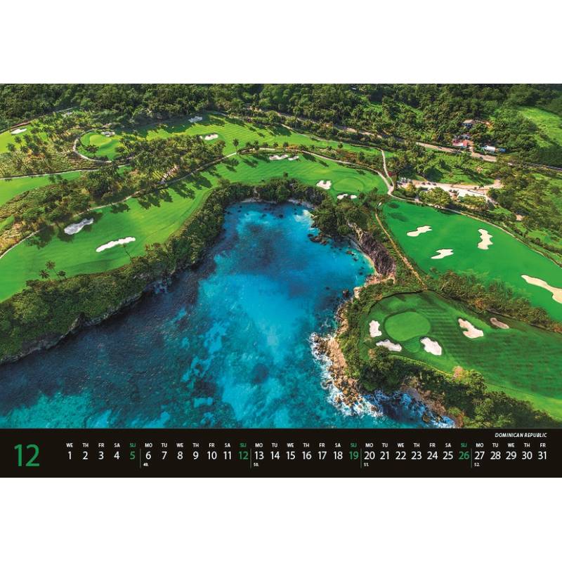 Nástenný kalendár Golf 2027 Nástenný kalendár Golf 2027
