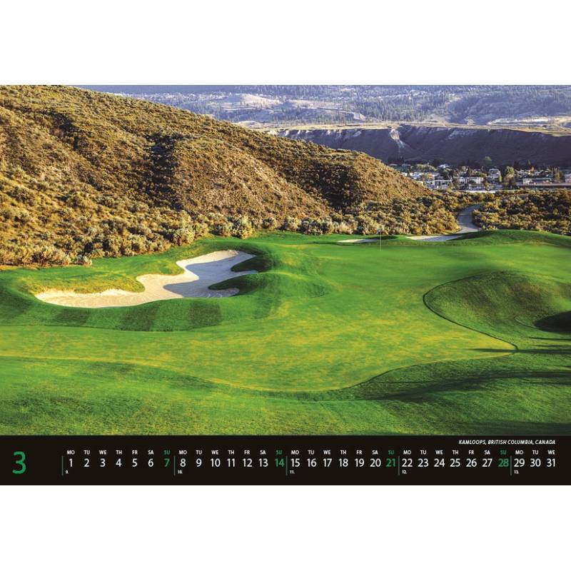Nástenný kalendár Golf 2027 Nástenný kalendár Golf 2027