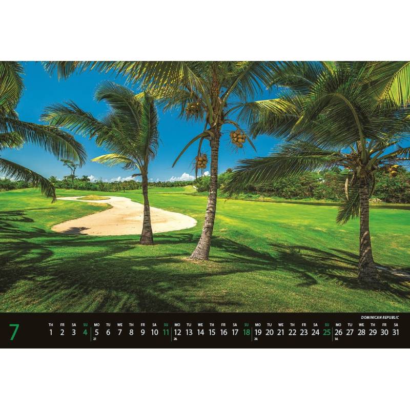 Nástenný kalendár Golf 2027 Nástenný kalendár Golf 2027