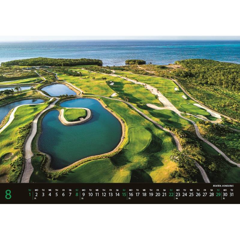 Nástenný kalendár Golf 2027 Nástenný kalendár Golf 2027