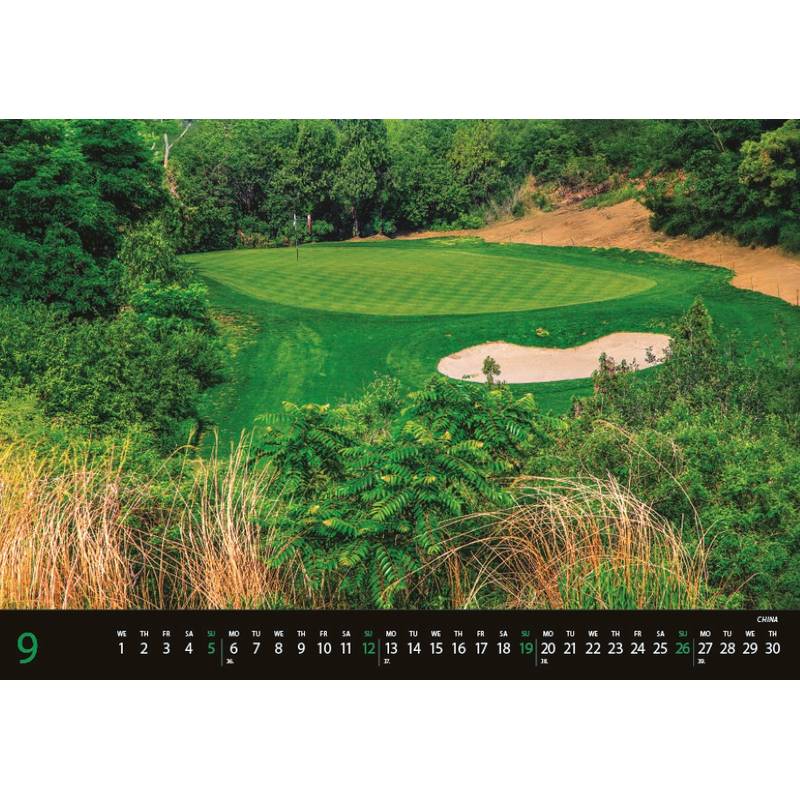 Nástenný kalendár Golf 2027 Nástenný kalendár Golf 2027