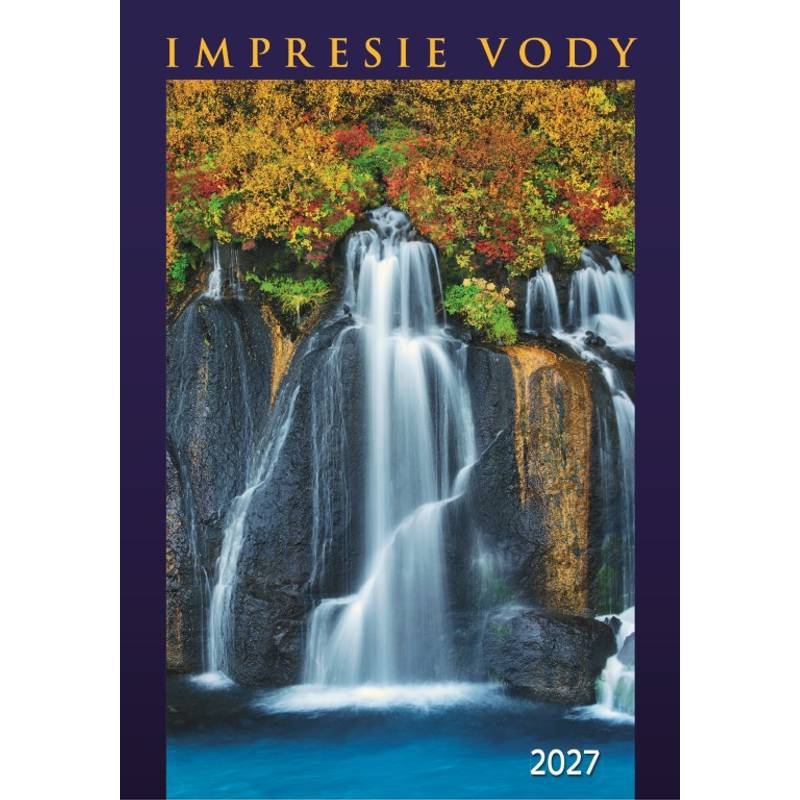 Nástenný kalendár Impresie vody 2027 Nástenný kalendár Impresie vody 2027