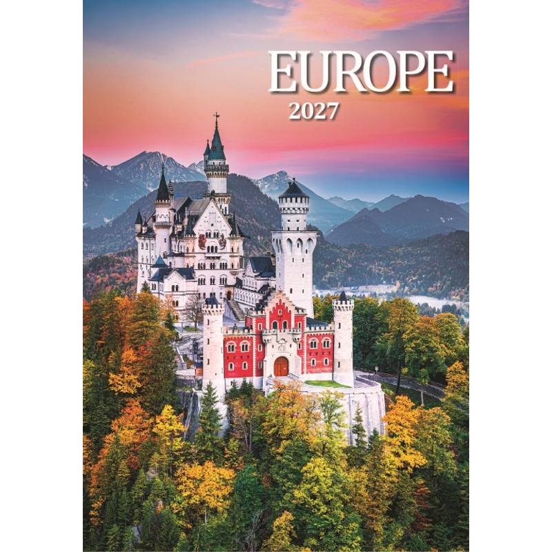 Nástenný kalendár Europe 2027 Nástenný kalendár Europe 2027