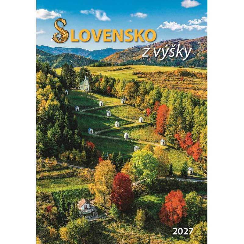 Nástenný kalendár Slovensko z výšky 2027 Nástenný kalendár Slovensko z výšky 2027