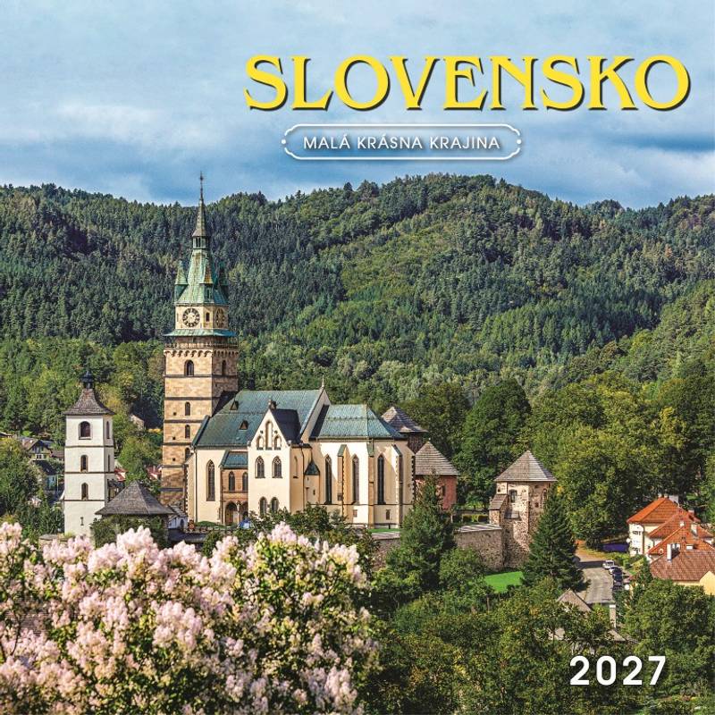 Nástenný kalendár Slovensko štvorec 2027 Nástenný kalendár Slovensko štvorec 2027