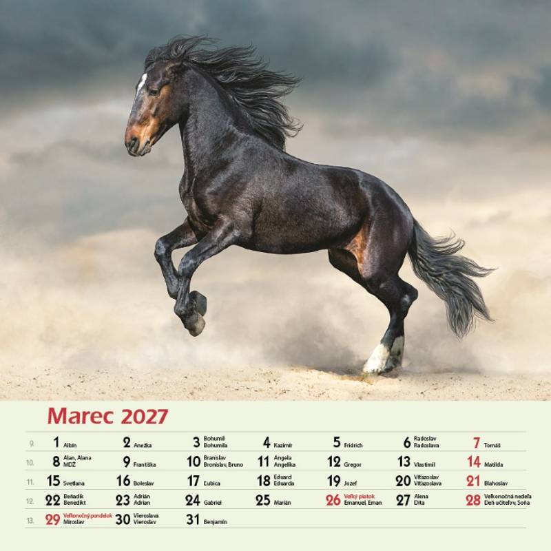 Nástenný kalendár Kone 2027 Nástenný kalendár Kone 2027