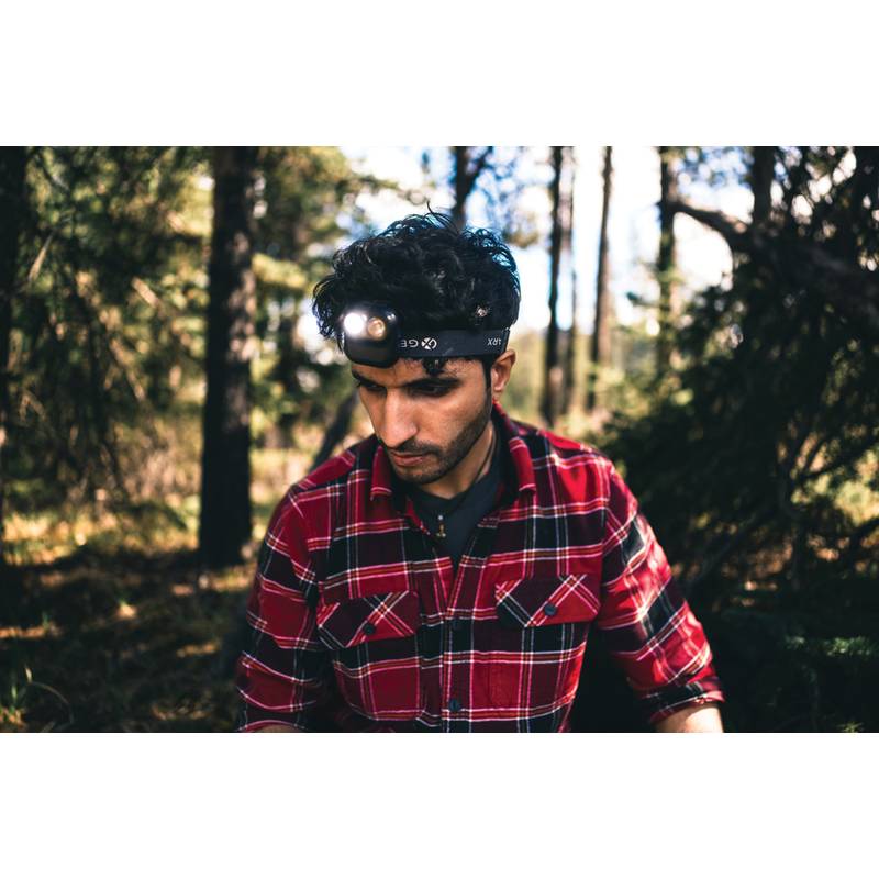 Gear X RCS čelová lampa z rec. plastu s pohybovým senzorom, čierna Gear X RCS čelová lampa z rec. plastu s pohybovým senzorom, čierna