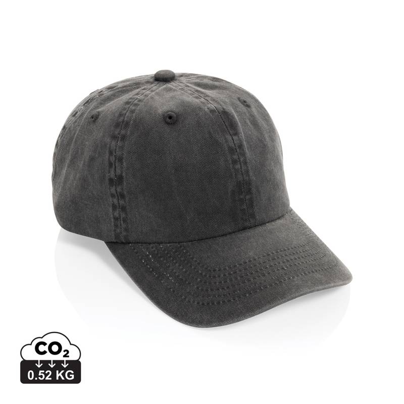 BEAU AWARE™ 6-panelová šiltovka z 270 gsm bavlneného twillu, čierna BEAU AWARE™ 6-panelová šiltovka z 270 gsm bavlneného twillu, čierna