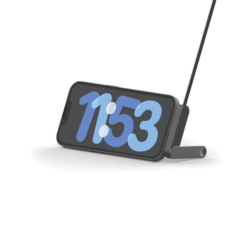 Aluvia RCS 65W PD kábel s nastaviteľným stojanom na telefón, čierna Aluvia RCS 65W PD kábel s nastaviteľným stojanom na telefón, čierna