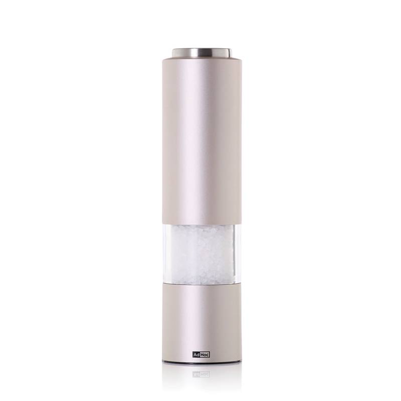AdHoc eMill.3 elektrický mlynček na korenie alebo soľ, sivá Light AdHoc eMill.3 elektrický mlynček na korenie alebo soľ, sivá Light