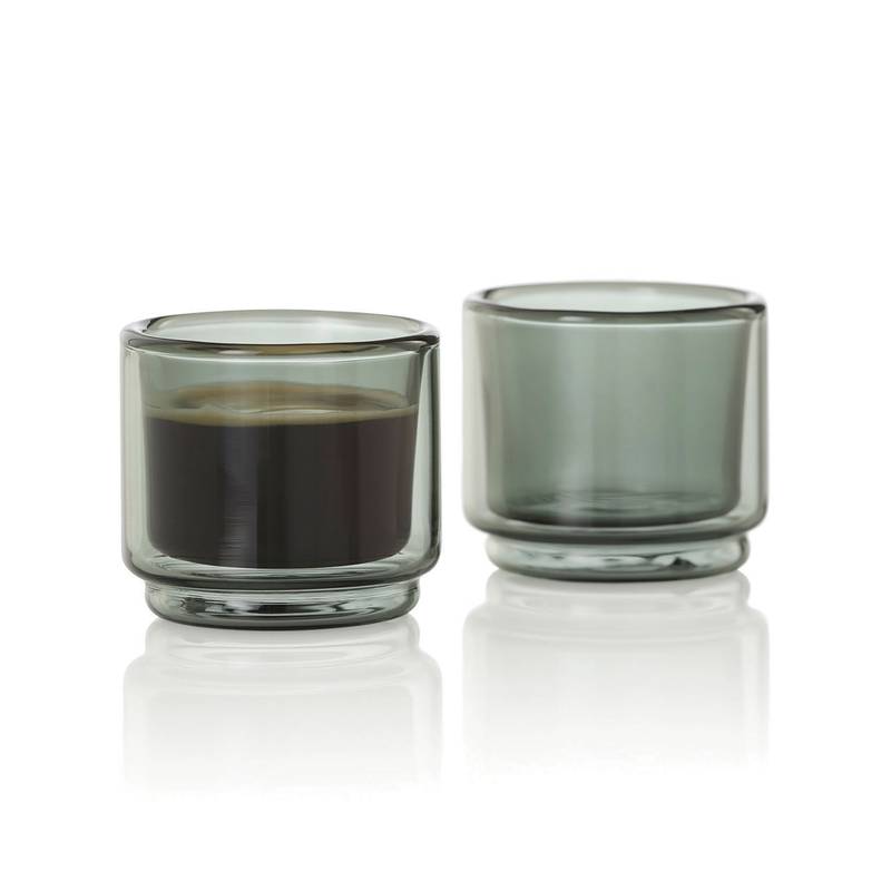 AdHoc Impact hrnčeky na espresso 45 ml, sada 2 ks, transparentná AdHoc Impact hrnčeky na espresso 45 ml, sada 2 ks, transparentná