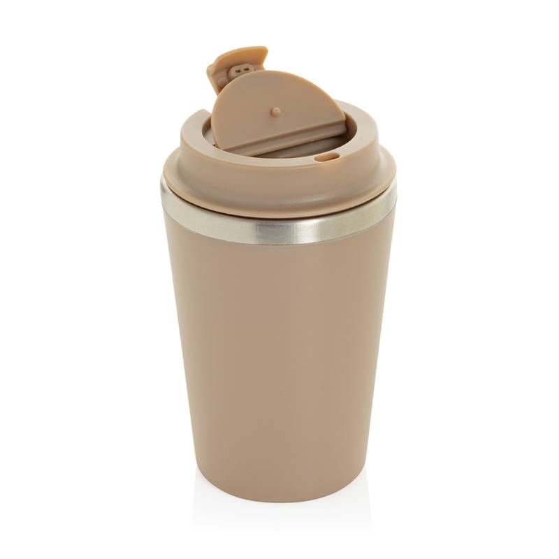 Termo hrnček 350ml Java z RCS recykl. PP, hnedá Greige Termo hrnček 350ml Java z RCS recykl. PP, hnedá Greige